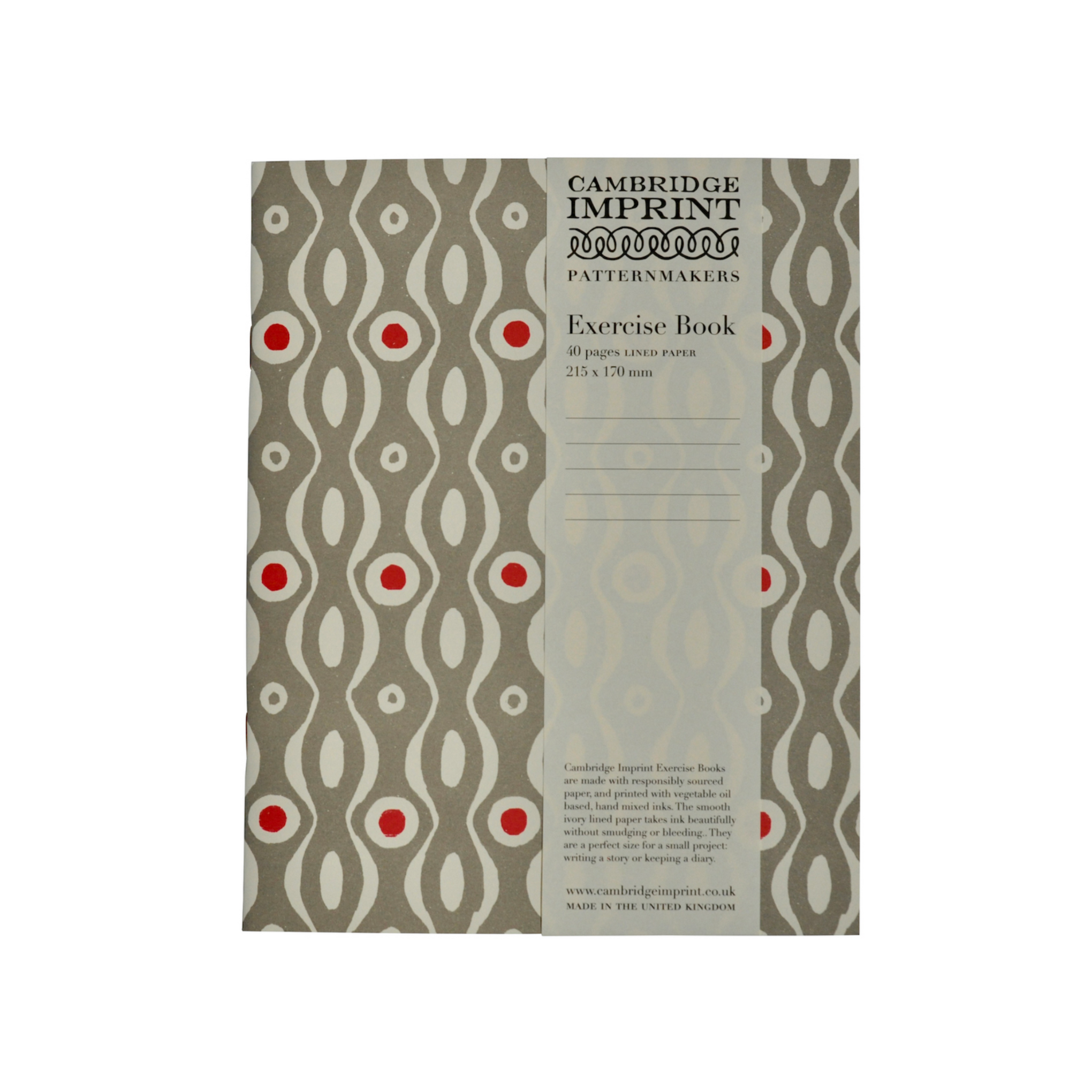 Exercise Book Persephone Grey - Lined